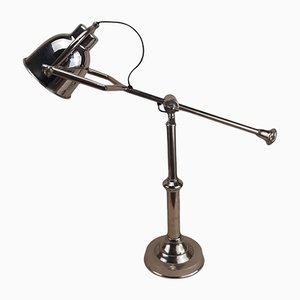 Modern English Chrome Metal Adjustable Table Lamp, 1990s