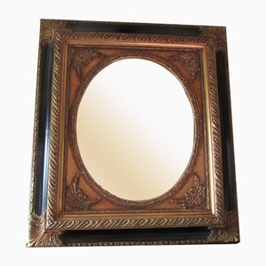 Napoleon III Mirror in Wood and Stucco