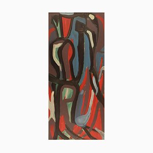 Lennart Pilotti, Abstract Composition, 20th Century, Oil on Board