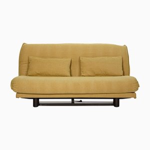 Green Fabric Three-Seater Couch with Sleeping Function by Wittmann Colli
