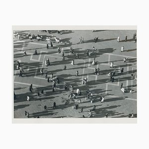 Erich Andres, Venedig: Crowd from Above, Italien, 1955, Schwarz-Weiß-Fotografie