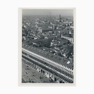 Erich Andres, Venedig: Markusplatz, Italien, 1955, Schwarz-Weiß-Fotografie