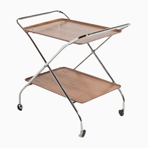 Modern Italian Foldable Bar Cart, 1960s