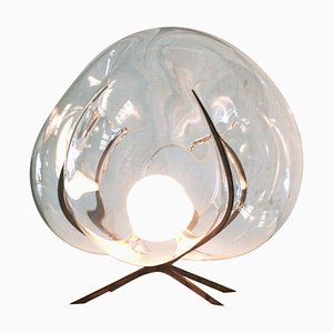 Exhale Stehlampe aus Kristallglas von Catie Newell