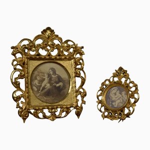 Miniature Renaissance Revival Italian Pictures
