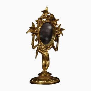 Miniature Renaissance Revival Italian Table Mirror