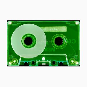 Natasha Heidler and Richard Heeps, Tape Collection: Side One Only Green, 2021, Color Photograph