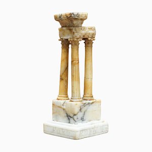 Antique Victorian Marble Roman Ruins Grand Tour Statue Sculpture Columns Pillars