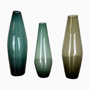Vases Turmalin par Wilhelm Wagenfeld pour WMF, Allemagne, 1960s, Set de 3