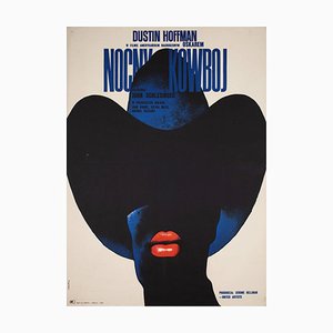 Polish Midnight Cowboy A1 Film Poster by Swierzy, 1973
