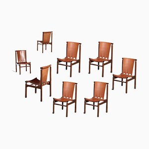 Dining Chairs by Ilmari Tapiovaara for La Permanente Mobili Cantù, 1950s, Set of 8