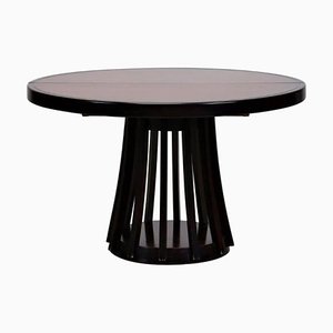 Round Wooden S11 Table by Angelo Mangiarotti for La Sorgente Dei Mobili