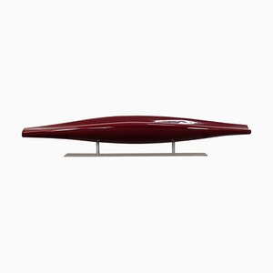 Inout Bench in Red Polished Fiberglass by Jean-Marie Massaud for Cappellini, 2001