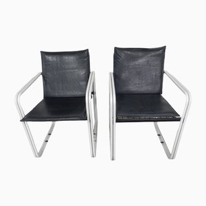 Italian Cushion Chairs, Set of 2
