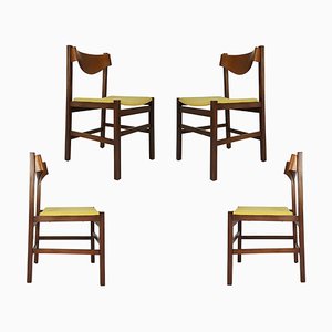 Italian Green Dining Chairs by Arch. Ramella for Luigi Sormani, 1960s, Set of 4