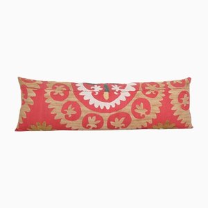 Vintage Red Suzani Bed Pillow