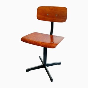 Mid-Century Modern Dutch Steel Laminate Wood Childs Chair from Marko, 1950s