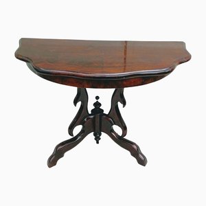 Early 20th Century Louis Philippe Style Polish Beech Walnut Console