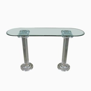 Italian Console Table in Acrylic Glass from Fabian, 1970s