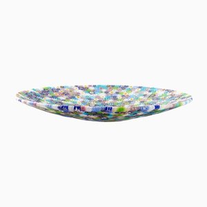 Millefiori Teller aus Muranoglas von Ercole Moretti