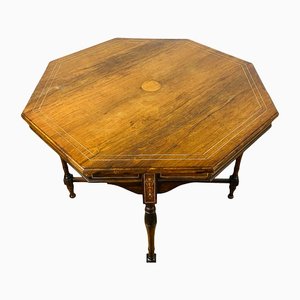 Victorian Rosewood Centre Table, 1890s