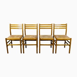 Vintage Dining Chairs, 1970s, Set of 4