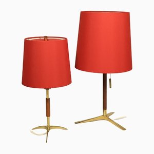 Crows Foot Table Lamps from Kalmar, Austria, 1950s, Set of 2