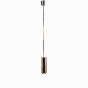 Lampe à Suspension en Laiton et Verre Art Rose de Ghirò Studio, Italie