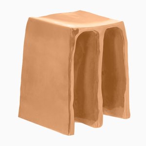 Chouchou Stool 1701to in Tobacco by Lorenzo Zanovello for Pulpo