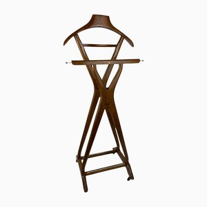 Wooden Valet Stand by Ico & Luisa Parisi for Fratelli Reguitti, Italy, 1960s