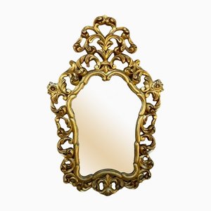 Specchio Cornucopia Mid-Century dorato