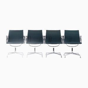 EA 107 Chairs by Charles & Ray Eames for Vitra, 1980s, Set of 4