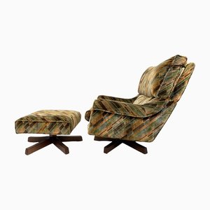 Everest Lounge Chair and Footstool, 1970s