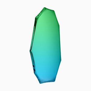 Sapphire Emerald Tafla C3 Sculptural Wall Mirror by Zieta