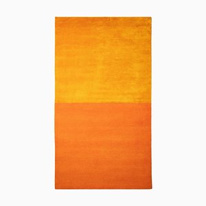 Gold / Orange Handgewebter 240 Wandteppich von Calyah