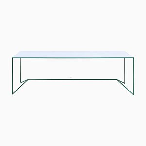 Large Green and Light Blue Table by Maria Scarpulla