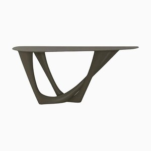 Umbra Grey G-Console Duo Steel Base and Top by Zieta