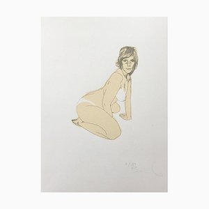 Gilles Barbier, nackt, Siebdruck