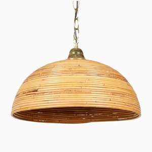 Lampe à Suspension Vintage en Bambou