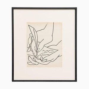 François Gilot, The Love Letter, 1951, Lithograph, Framed