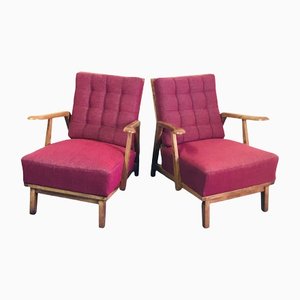 Armchairs, France, 1950s, Set of 2