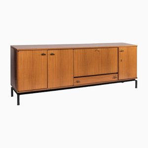 Credenza vintage in legno di Marcel Gascoin, anni '60