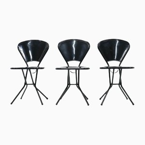 Folding Chairs by Niels Gammelgaard for Ikea, 1980s, Set of 3