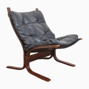 Large Mid-Century Siesta Lounge Chair by Ingmar Relling for Westnofa, 1960s
