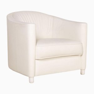White Club Grande Leather Armchair from Walter Knoll / Wilhelm Knoll