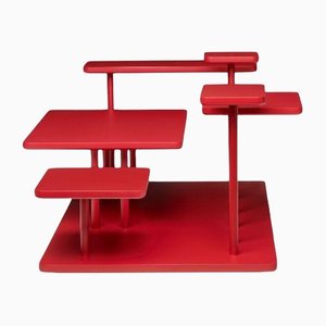 Ruby Red Isole Coffee Table by Atelier Ferraro