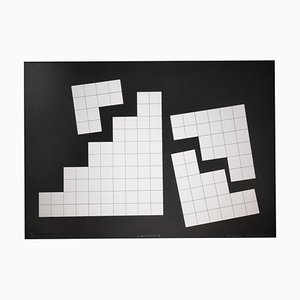 Nicola Carrino, Situation B, Original Screen Print, 1970s