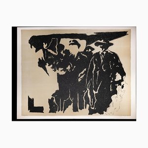 Lithographie Originale Pino Reggiani, Pioneers, 1970s