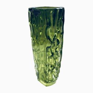 Mid-Century Modern Russian Crystal Art Glass Vase, Russia, 1960s