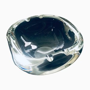 Large Vintage Murano Glass Ashtray or Bowl by Barbini, Italy, 1960s